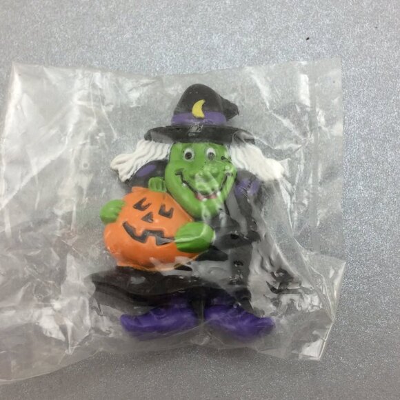 3 Vintage RUSS Amram's Halloween Brooches Pins Witch Bat Ghost - Picture 10 of 10